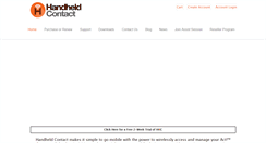 Desktop Screenshot of handheldcontact.com