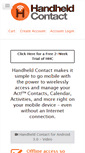 Mobile Screenshot of handheldcontact.com